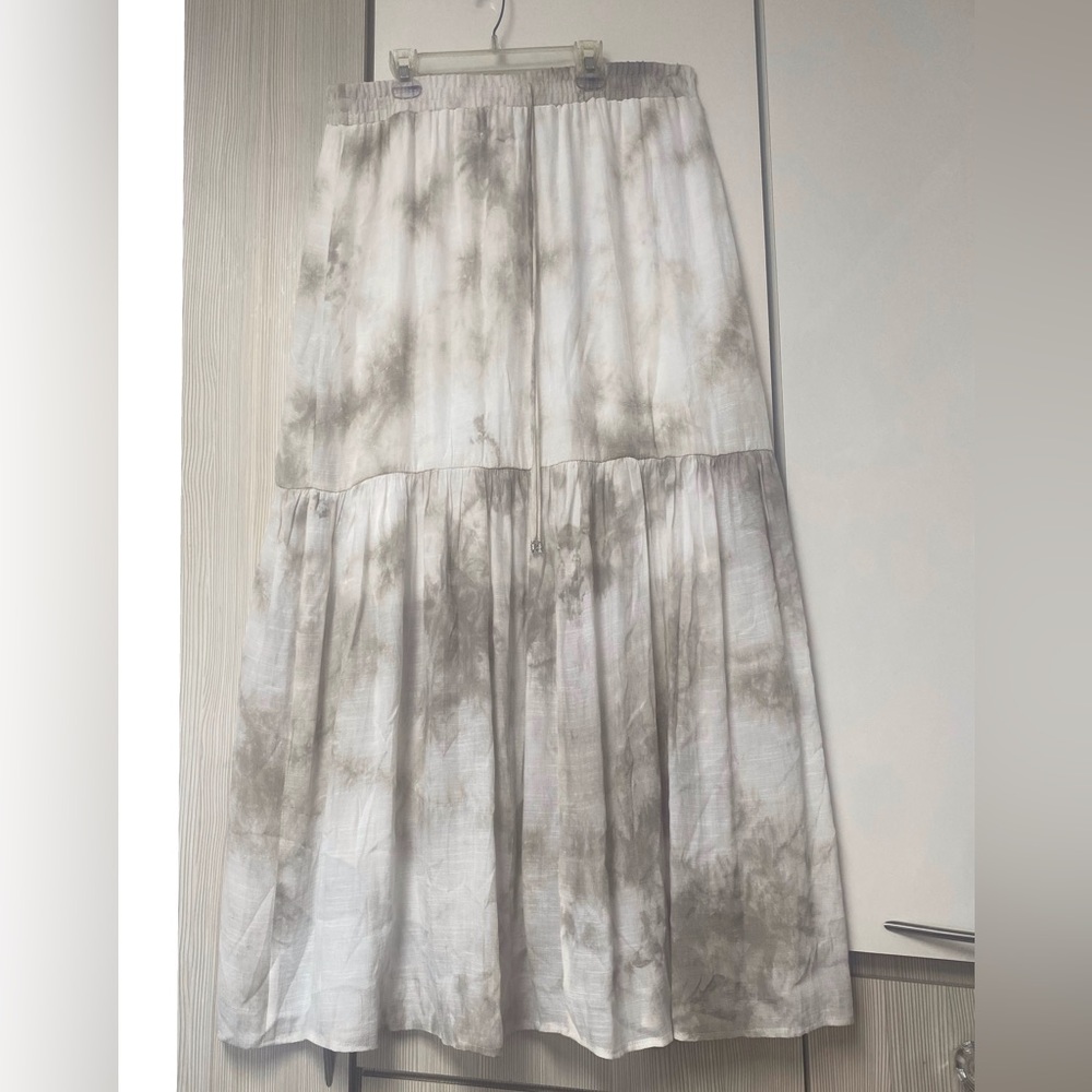 tie dye flowy long voluminous tiered  AGB plus size ,peyote color - Picture 5 of 17